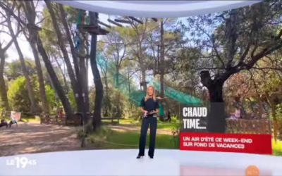 Teraventure et Tyroliane ont fait l’ouverture du JT de M6