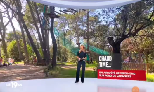 Teraventure et Tyroliane ont fait l’ouverture du JT de M6
